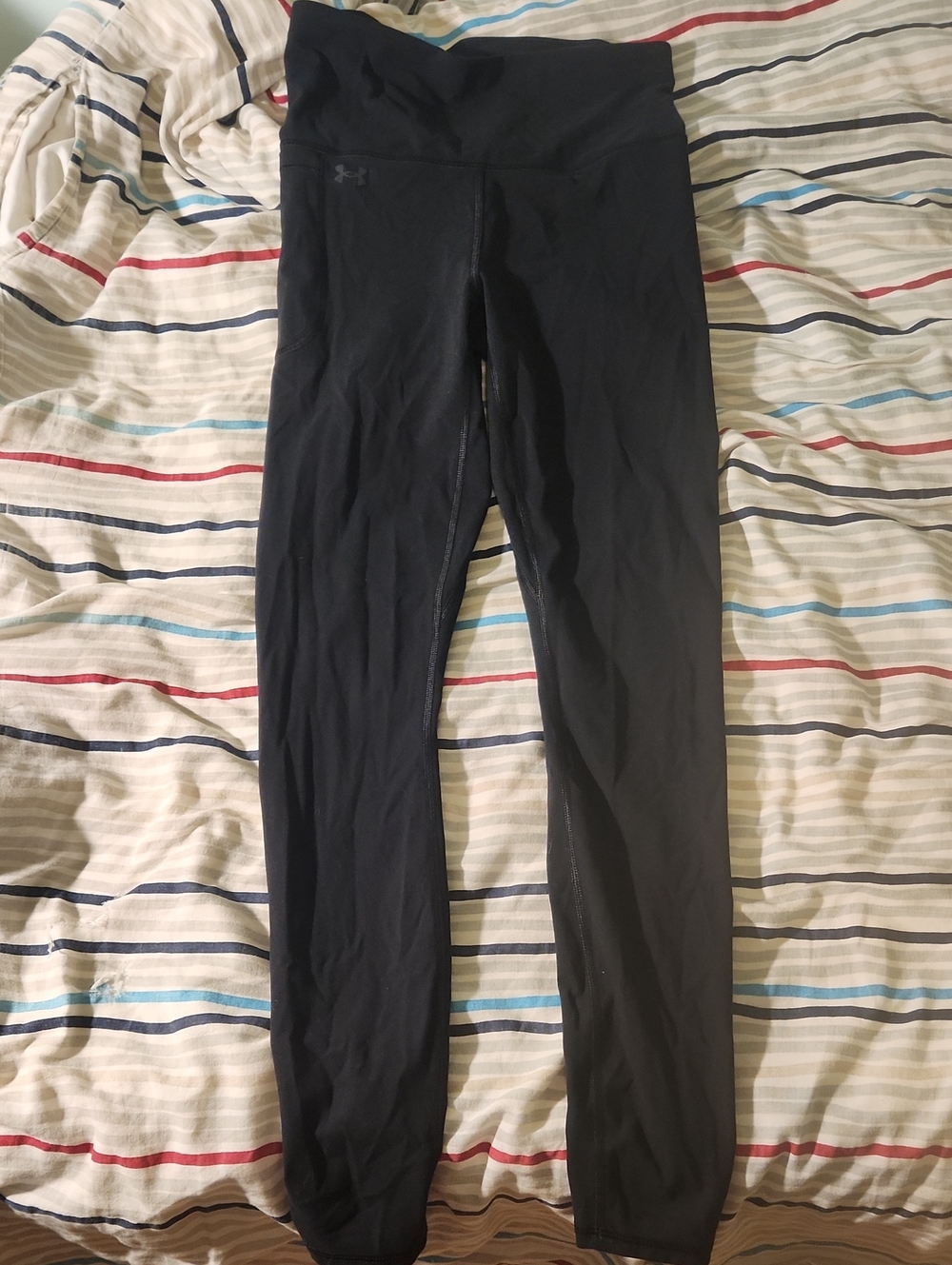 Under Armour Women's Motion Ultra High Rise Leggings Tights Pants Black Medium - Picture 3 of 13